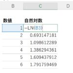 Excel E:自然対数の底 6 excel eefbc9ae887aae784b6e5afbee695b0e381aee5ba95